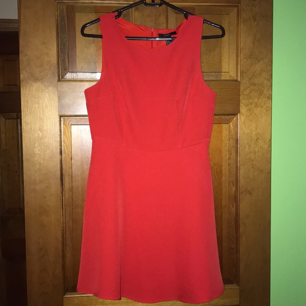 Coral dress